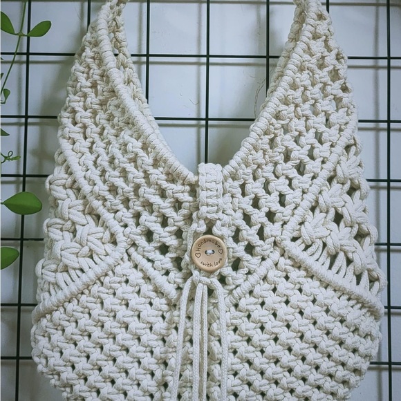 Macrame Handmade Handbag - Picture 4 of 5